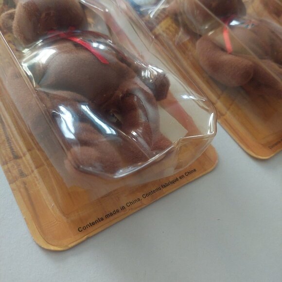 Ty McDonald's Teenie Beanie Britannia Bears LOT Of 3 Tag Error RETIRED - Picture 4 of 9